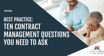 Best Practice Contract Management for Sourcing
