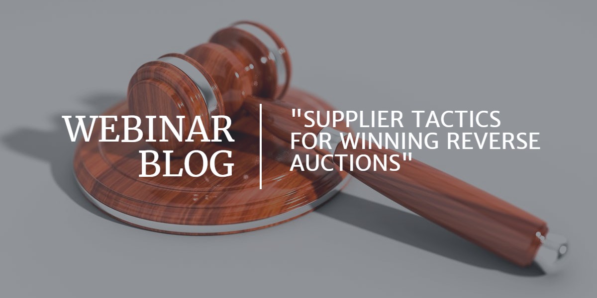 Supplier WEBINAR IDEAs