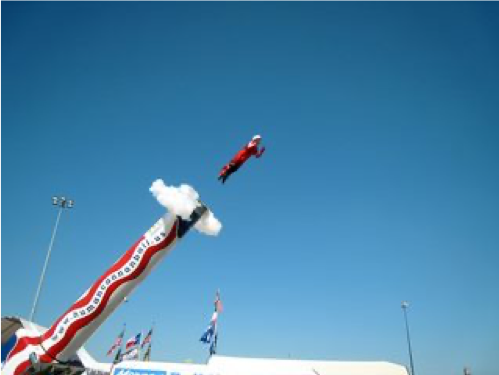 A procurement professional, being launched into the cloud