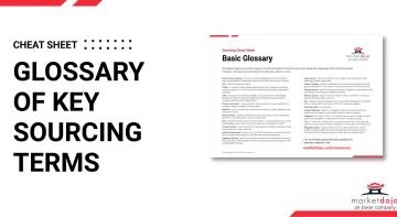 Glossary of Key Sourcing Terms