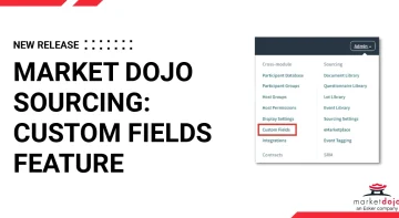 Market Dojo Sourcing Custom Fields New Release