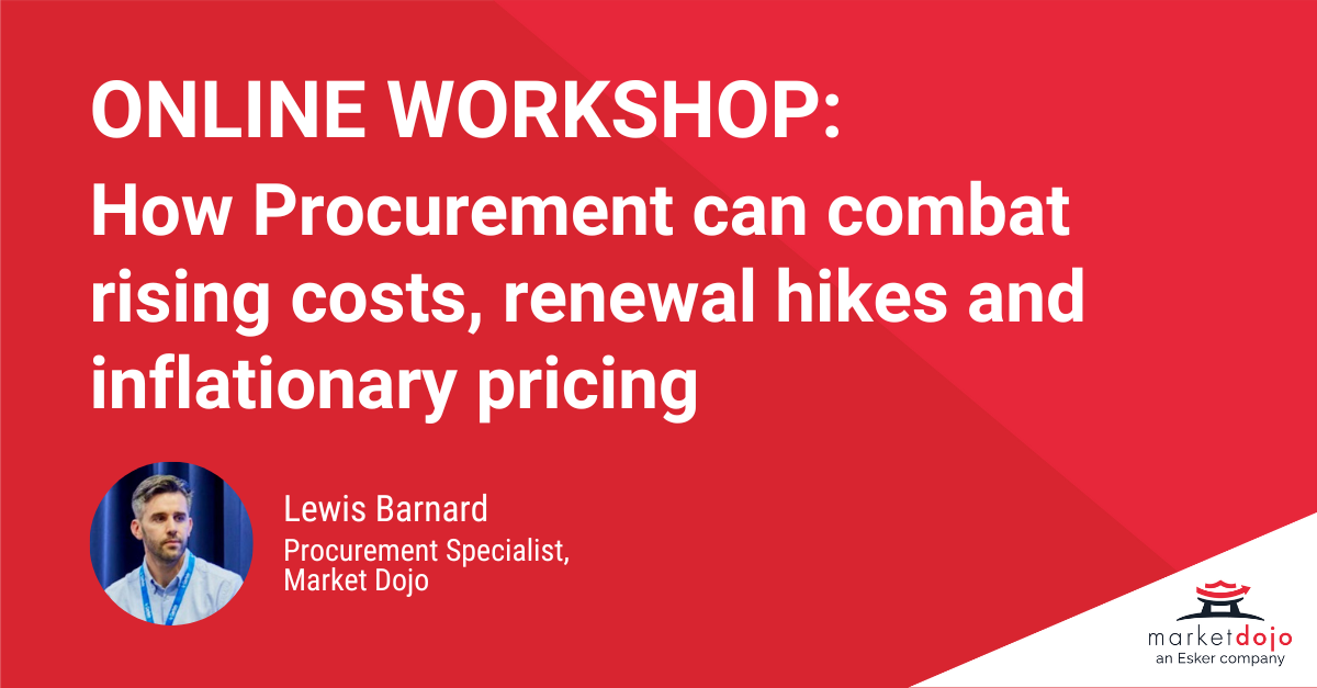 On Demand: How Procurement can combat rising costs, renewal hikes and inflationary pricing