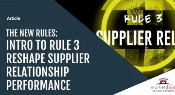 Reshape Supplier Relationship Performance with Market Dojo