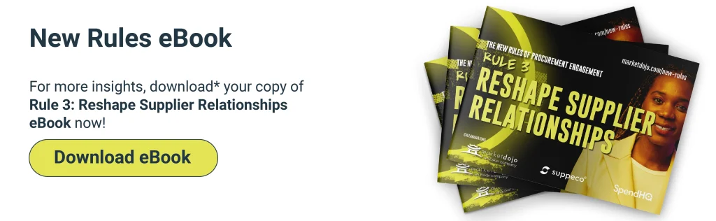 Download How to Reshape Supplier Relationships eBook by Market Dojo