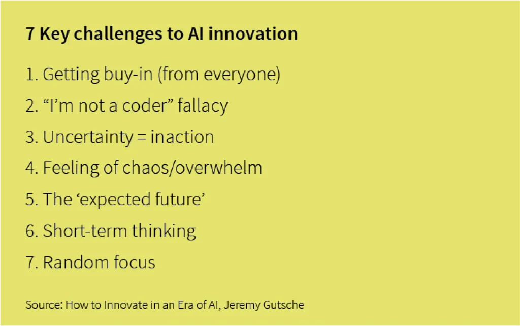 HOW TO GET AHEAD WITH THE AI FAST TRACK 6 7 Key Obstacles to AI Innovation