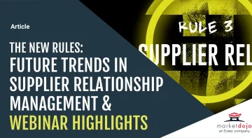 Future Trends in Supplier Relationship Management & Webinar Highlights