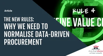 The benefits of data-driven procurement