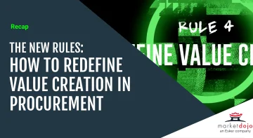 Redefine Value Creation in Procurement