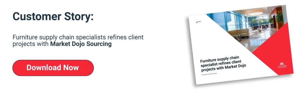 Furniture sourcing case study by Market Dojo