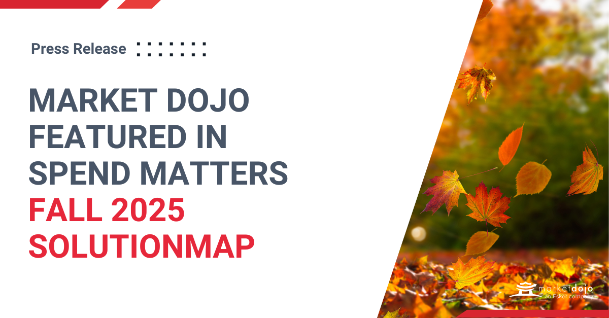 Market Dojo Recognised in Spend Matters’ Fall 2025 SolutionMap for Sourcing