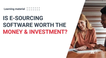 Is eSourcing Worth the Money?