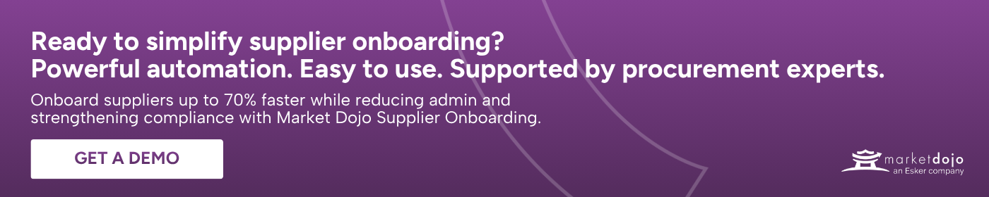 Get a demo of Market Dojo Supplier Onboarding